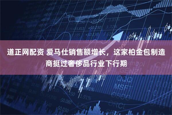 道正网配资 爱马仕销售额增长，这家柏金包制造商挺过奢侈品行业下行期